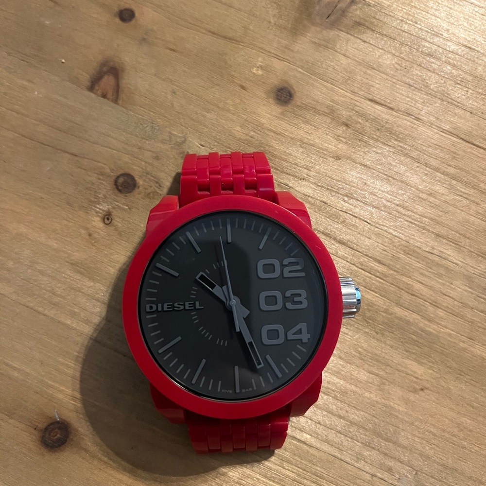 Diesel Bold Red and Black Timepiece